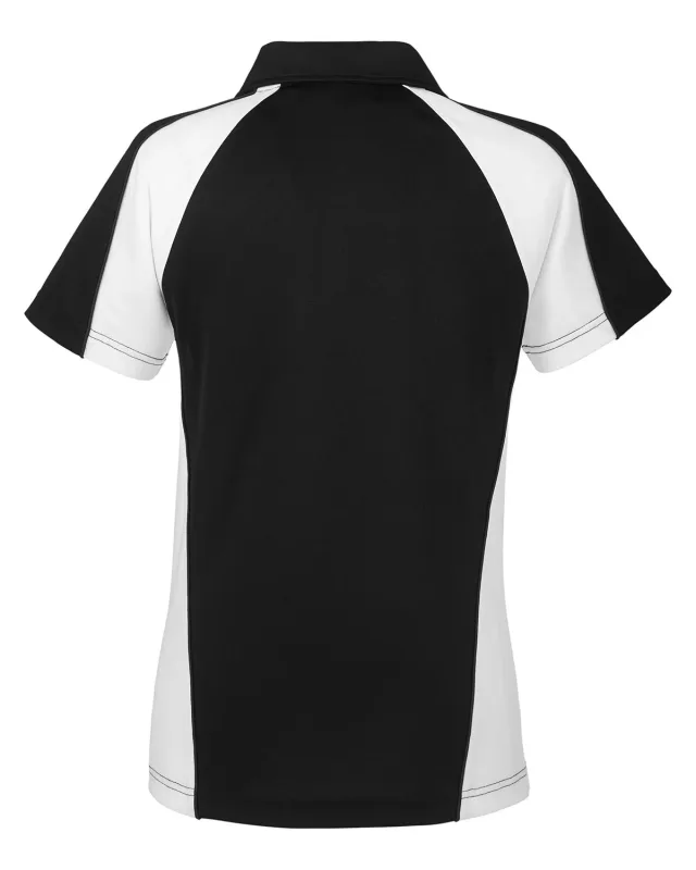 Harriton Ladies' Advantage Snag Protection Plus IL Colorblock Polo — view 5