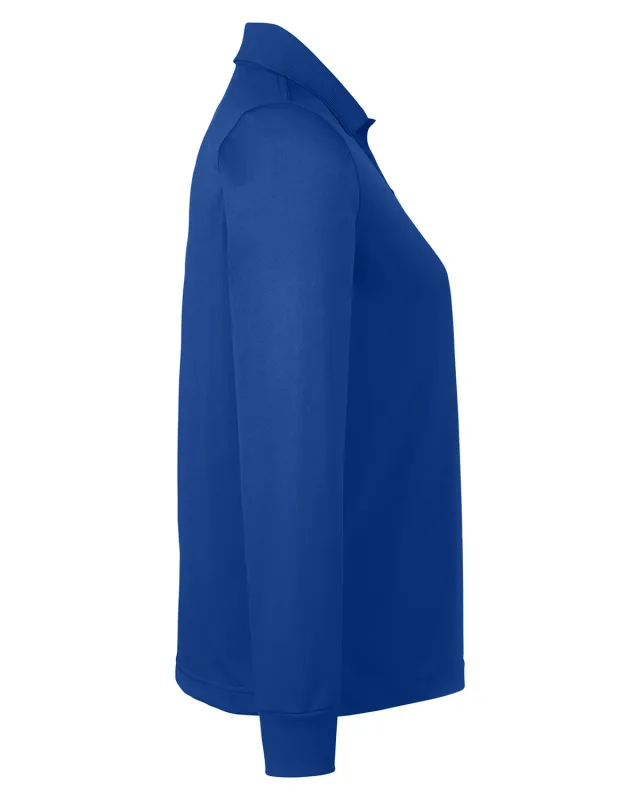 Harriton Ladies' Advantage Snag Protection Plus IL Long Sleeve Polo — view 10