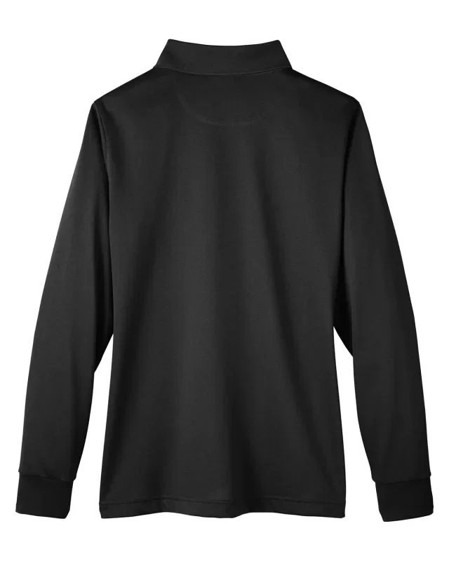 Harriton Ladies' Advantage Snag Protection Plus IL Long Sleeve Polo — view 12