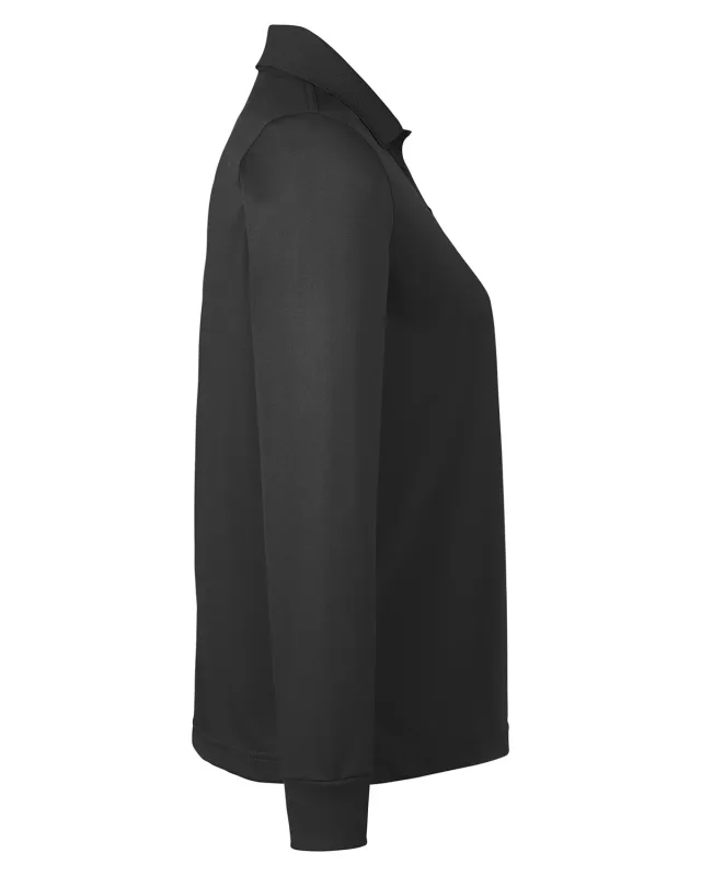 Harriton Ladies' Advantage Snag Protection Plus IL Long Sleeve Polo — view 17