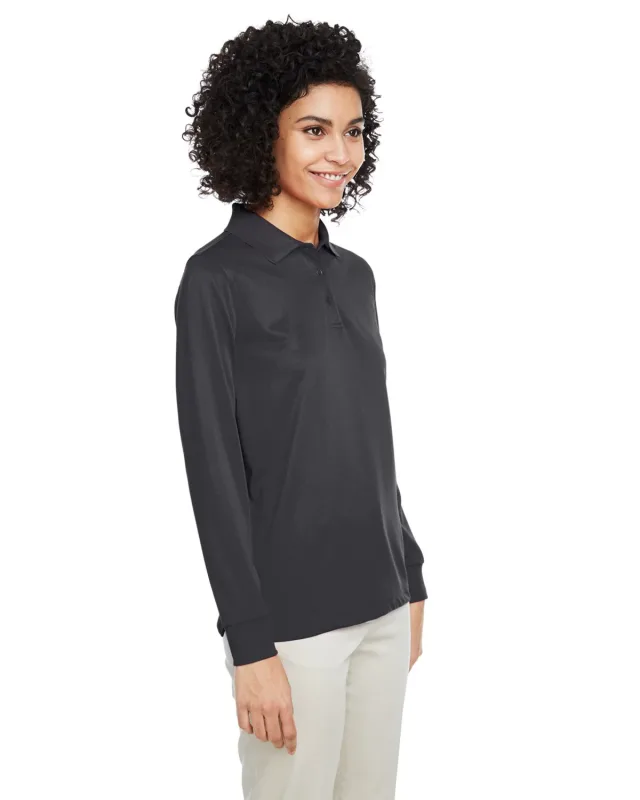 Harriton Ladies' Advantage Snag Protection Plus IL Long Sleeve Polo — view 29