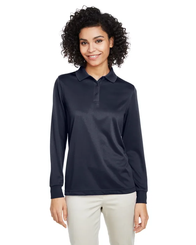 Harriton Ladies' Advantage Snag Protection Plus IL Long Sleeve Polo — view 34