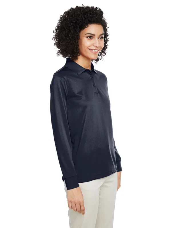 Harriton Ladies' Advantage Snag Protection Plus IL Long Sleeve Polo — view 39