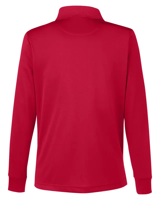 Harriton Ladies' Advantage Snag Protection Plus IL Long Sleeve Polo — view 41