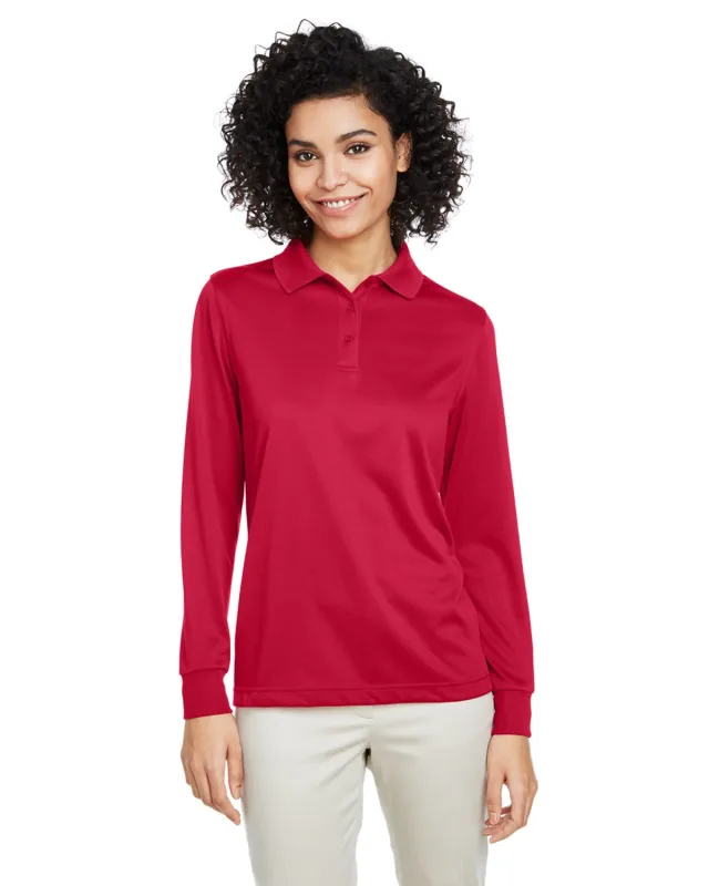 Harriton Ladies' Advantage Snag Protection Plus IL Long Sleeve Polo — view 44