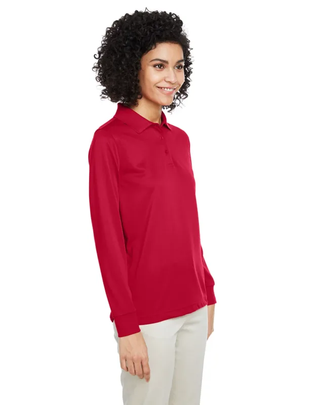 Harriton Ladies' Advantage Snag Protection Plus IL Long Sleeve Polo — view 49