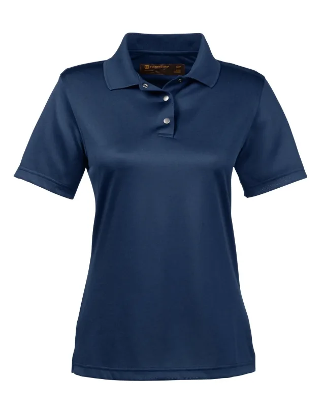Harriton Ladies' Advantage Snag Protection Plus IL Snap Placket Polo — view 19