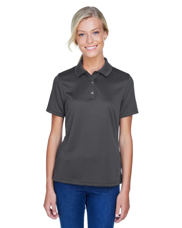 Harriton Ladies' Advantage Snag Protection Plus IL Snap Placket Polo — view 4