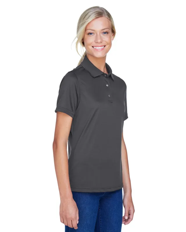 Harriton Ladies' Advantage Snag Protection Plus IL Snap Placket Polo — view 6