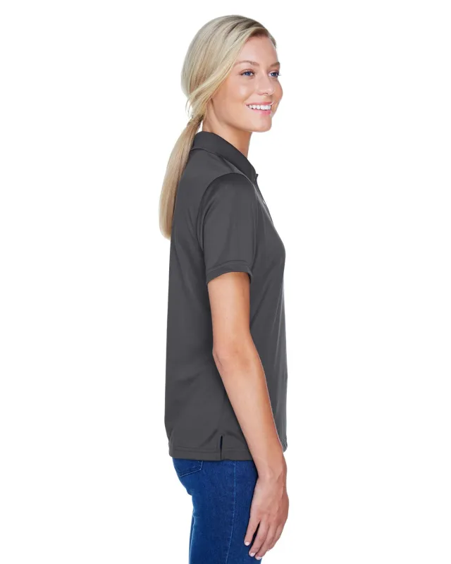 Harriton Ladies' Advantage Snag Protection Plus IL Snap Placket Polo — view 7