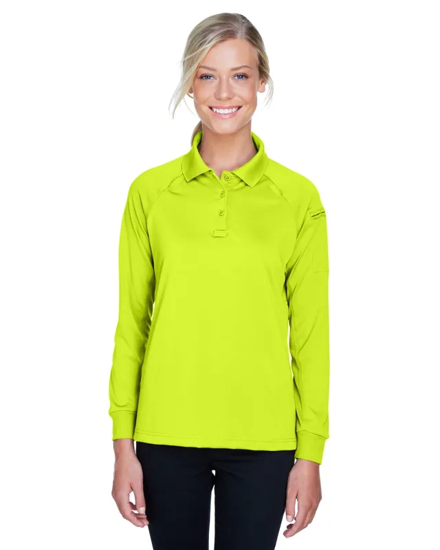 Harriton Ladies' Advantage Snag Protection Plus Long-Sleeve Tactical Polo — view 10