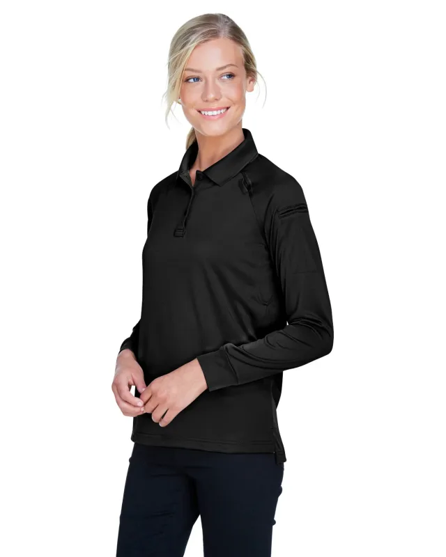 Harriton Ladies' Advantage Snag Protection Plus Long-Sleeve Tactical Polo — view 17