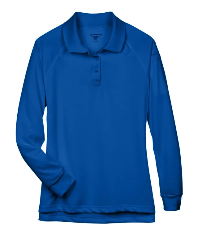 Harriton Ladies' Advantage Snag Protection Plus Long-Sleeve Tactical Polo — view 3