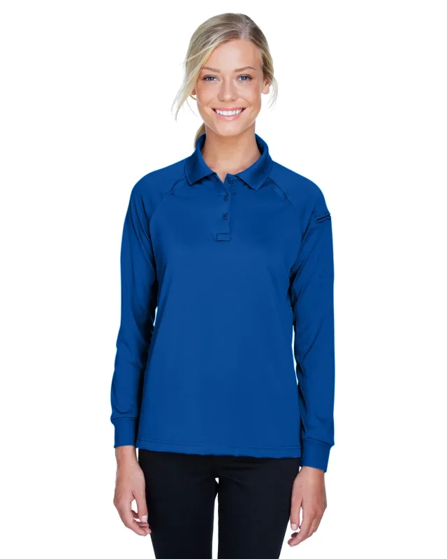 Harriton Ladies' Advantage Snag Protection Plus Long-Sleeve Tactical Polo — view 4