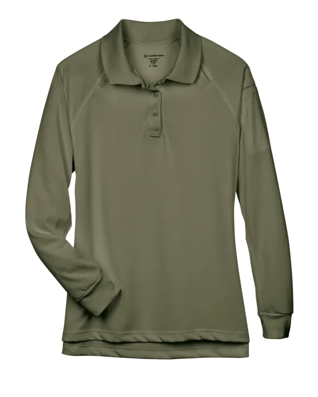 Harriton Ladies' Advantage Snag Protection Plus Long-Sleeve Tactical Polo — view 45