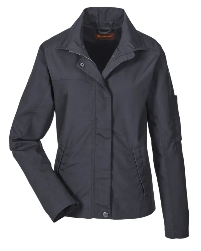 Harriton Ladies' Auxiliary Canvas Work Jacket — view 11