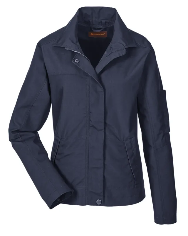 Harriton Ladies' Auxiliary Canvas Work Jacket — view 17