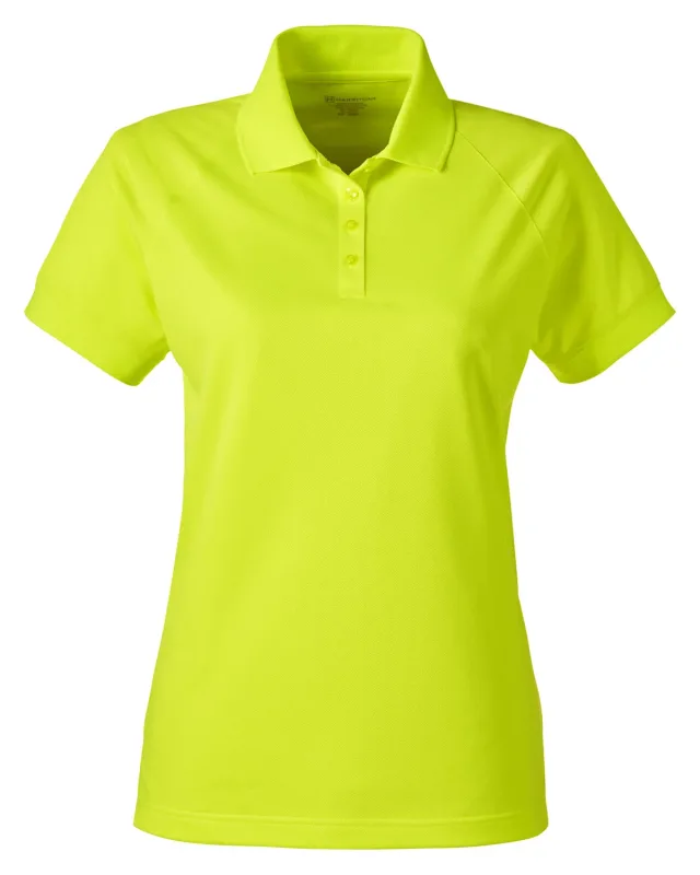 Harriton Ladies' Charge Snag and Soil Protect Polo — view 8