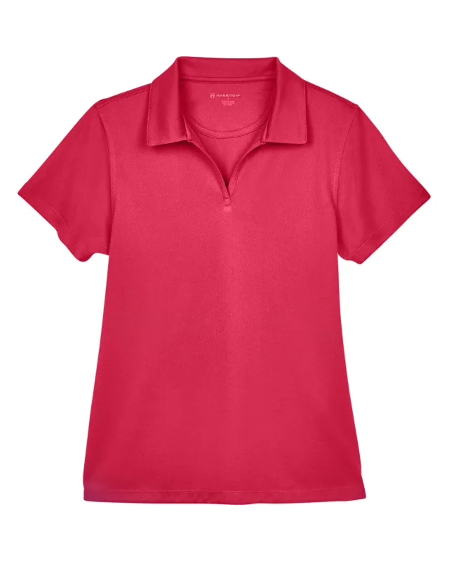 Harriton Ladies' Double Mesh Polo — view 16
