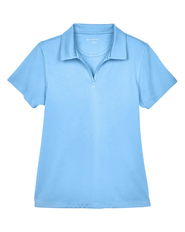 Harriton Ladies' Double Mesh Polo — view 3