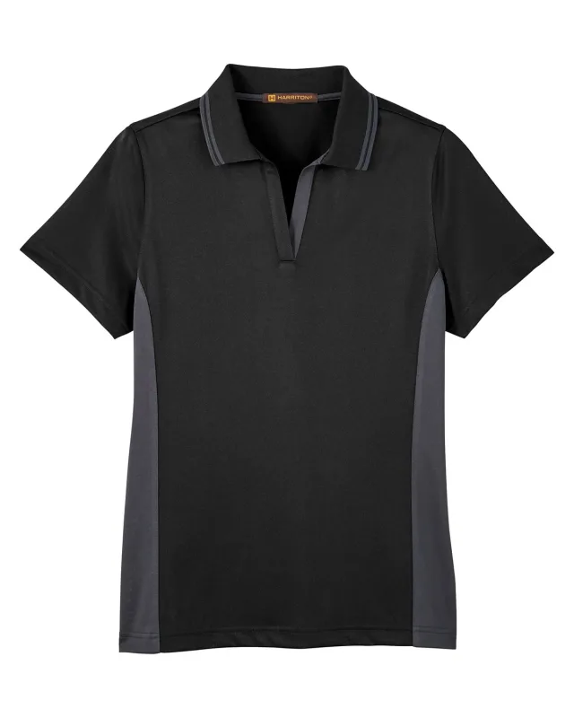 Harriton Ladies' Flash Snag Protection Plus IL Colorblock Polo — view 13