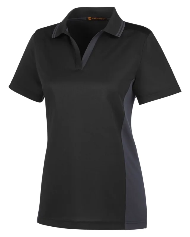 Harriton Ladies' Flash Snag Protection Plus IL Colorblock Polo — view 16