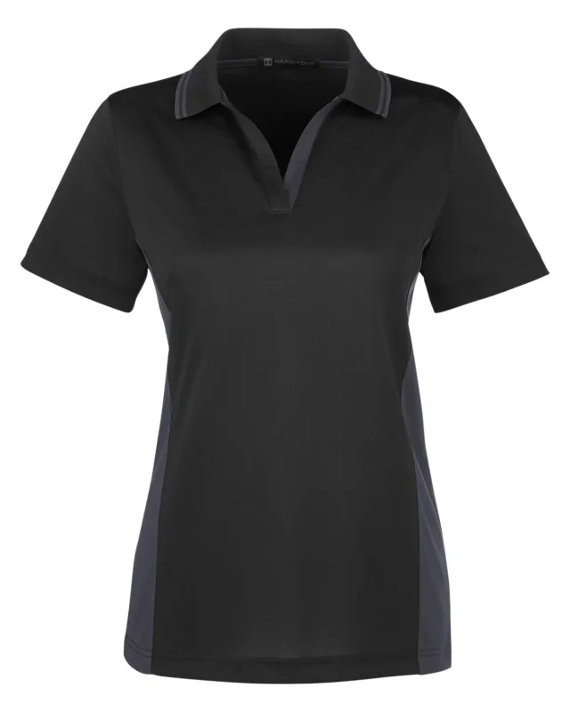 Harriton Ladies' Flash Snag Protection Plus IL Colorblock Polo — view 18