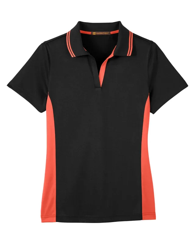 Harriton Ladies' Flash Snag Protection Plus IL Colorblock Polo — view 23