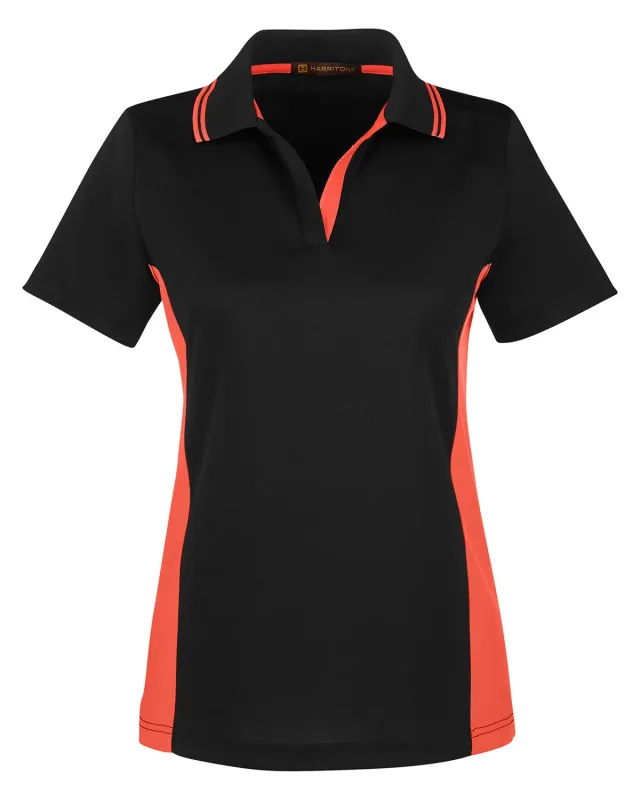 Harriton Ladies' Flash Snag Protection Plus IL Colorblock Polo — view 28