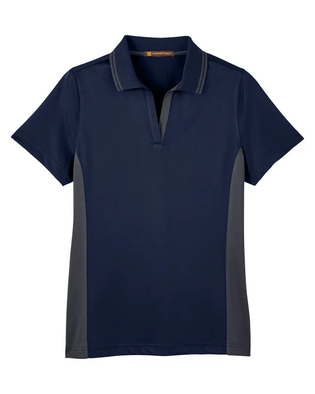 Harriton Ladies' Flash Snag Protection Plus IL Colorblock Polo — view 33