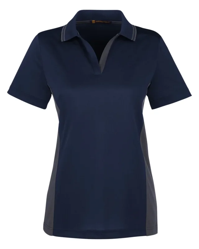 Harriton Ladies' Flash Snag Protection Plus IL Colorblock Polo — view 38
