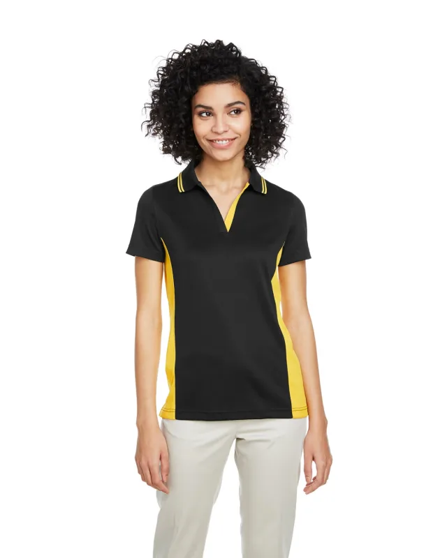 Harriton Ladies' Flash Snag Protection Plus IL Colorblock Polo — view 4
