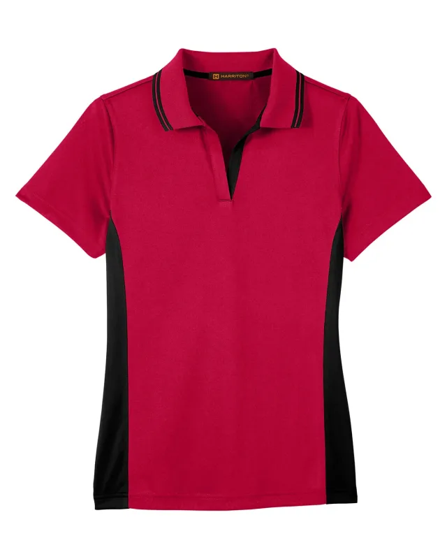 Harriton Ladies' Flash Snag Protection Plus IL Colorblock Polo — view 43