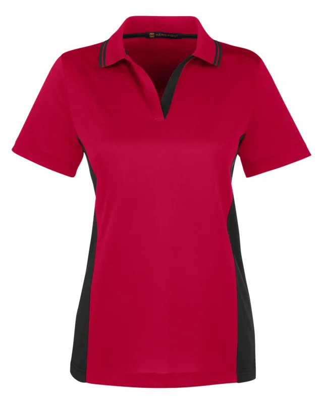 Harriton Ladies' Flash Snag Protection Plus IL Colorblock Polo — view 48