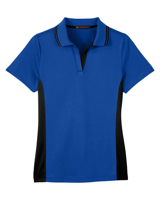 Harriton Ladies' Flash Snag Protection Plus IL Colorblock Polo — view 53