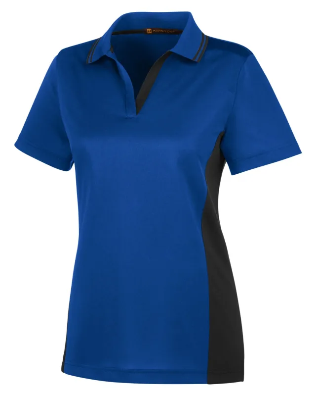 Harriton Ladies' Flash Snag Protection Plus IL Colorblock Polo — view 56