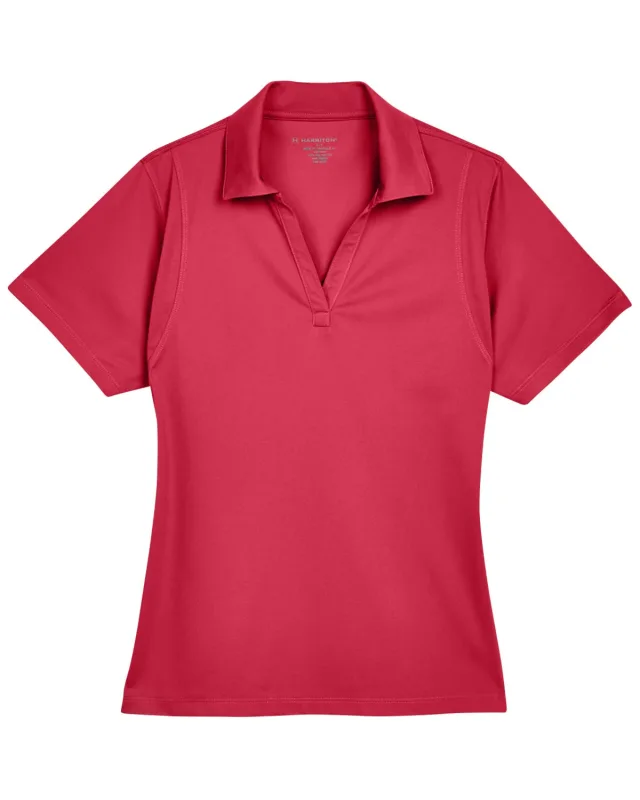 Harriton Ladies' Micro-Piqué Polo — view 17