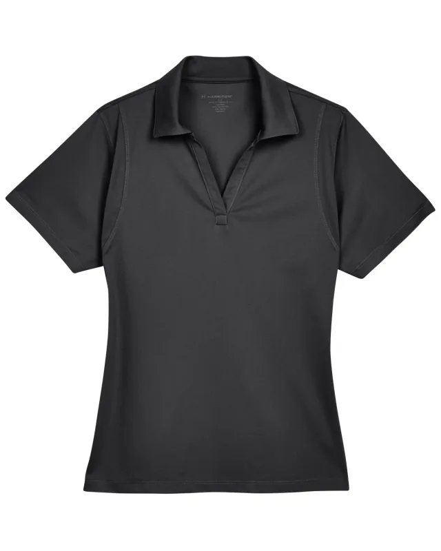 Harriton Ladies' Micro-Piqué Polo — view 24