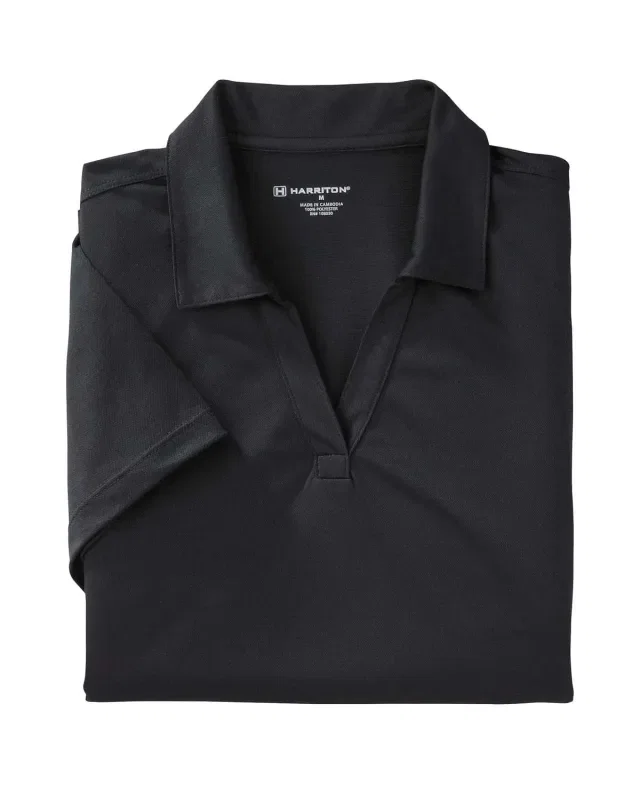 Harriton Ladies' Micro-Piqué Polo — view 26