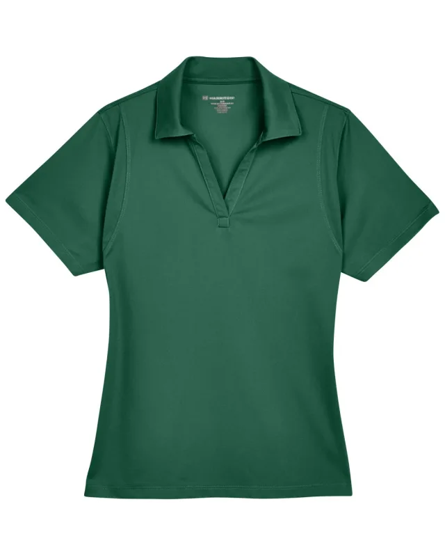 Harriton Ladies' Micro-Piqué Polo — view 3