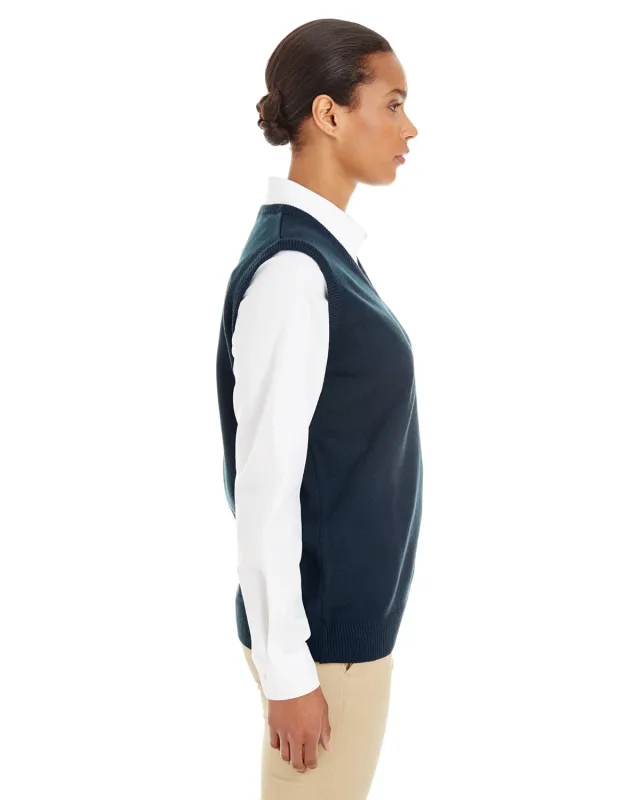 Harriton Ladies' Pilbloc V-Neck Sweater Vest — view 16
