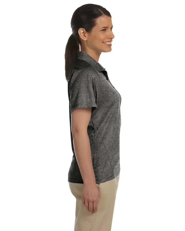Harriton Ladies' Polytech Mesh Insert Polo — view 12