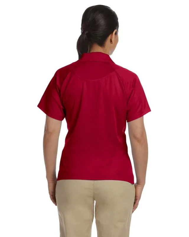 Harriton Ladies' Polytech Mesh Insert Polo — view 13