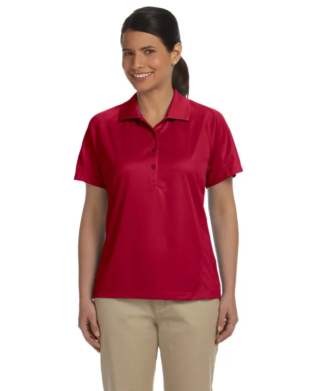 Harriton Ladies' Polytech Mesh Insert Polo — view 14
