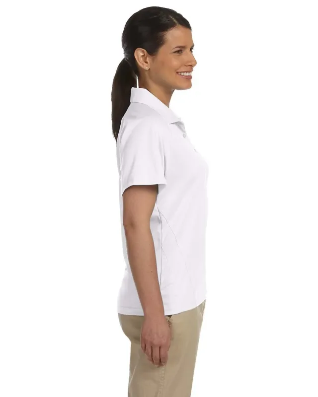 Harriton Ladies' Polytech Mesh Insert Polo — view 4