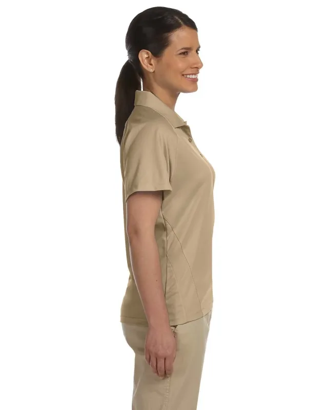 Harriton Ladies' Polytech Mesh Insert Polo — view 8