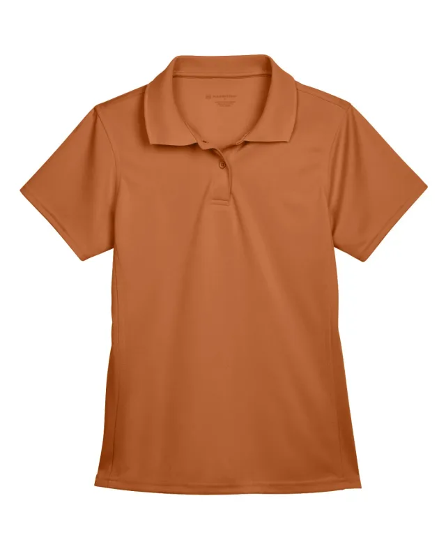 Harriton Ladies' Polytech Polo — view 15