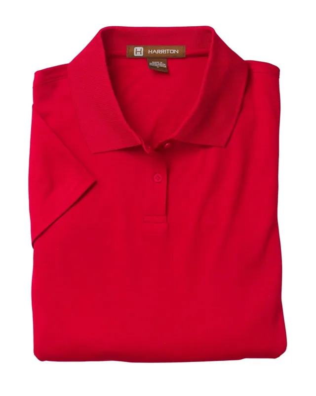 Harriton Ladies' Polytech Polo — view 52