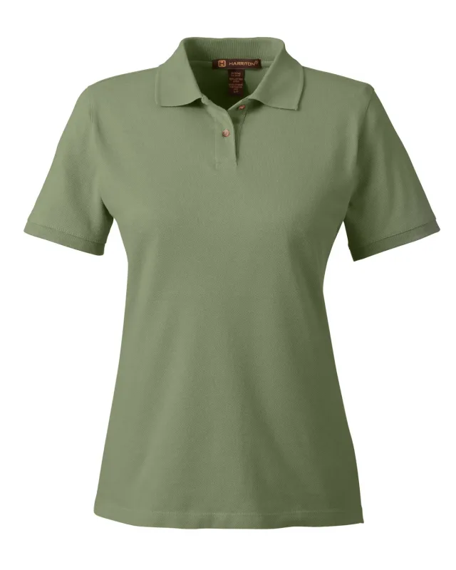 Harriton Ladies' Short-Sleeve Polo — view 18