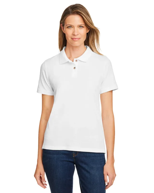 Harriton Ladies' Short-Sleeve Polo — view 4